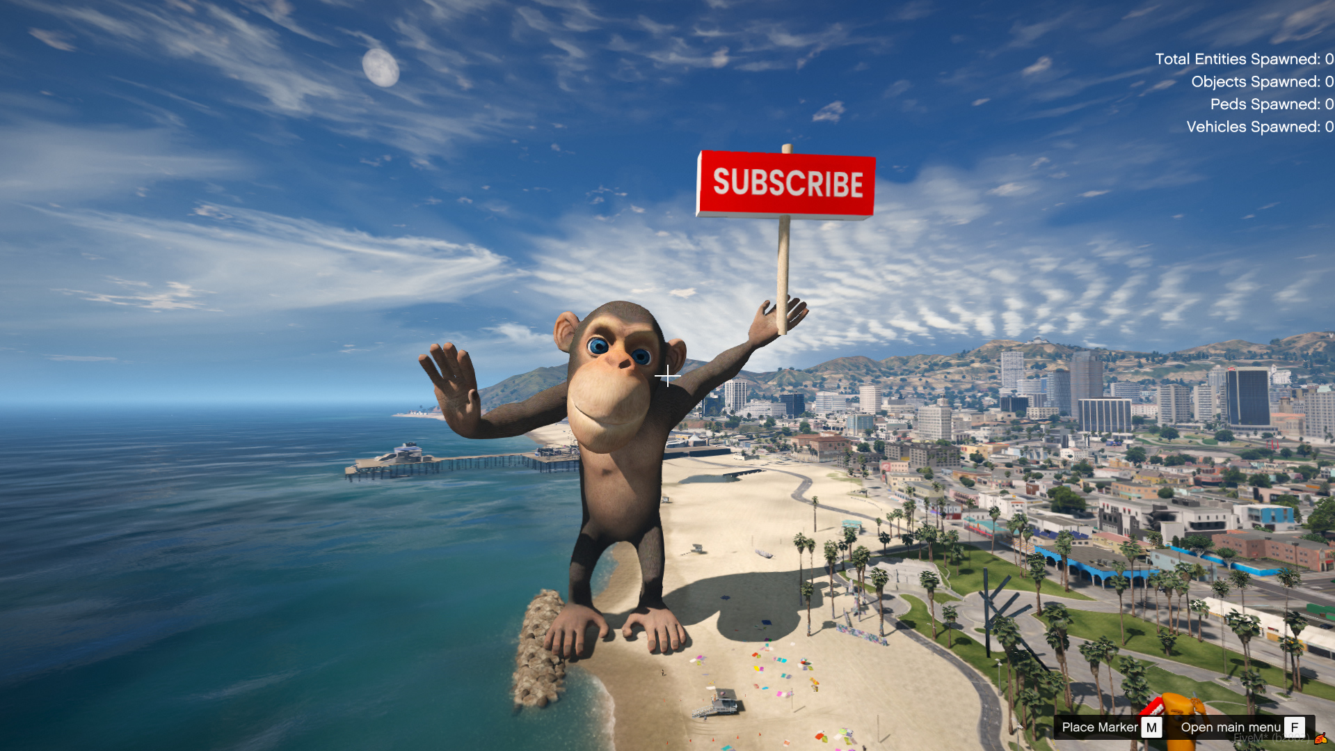 Animated Monkey Prop for GTA 5 | GTA V Animated Props Add-On - GTA V Mod